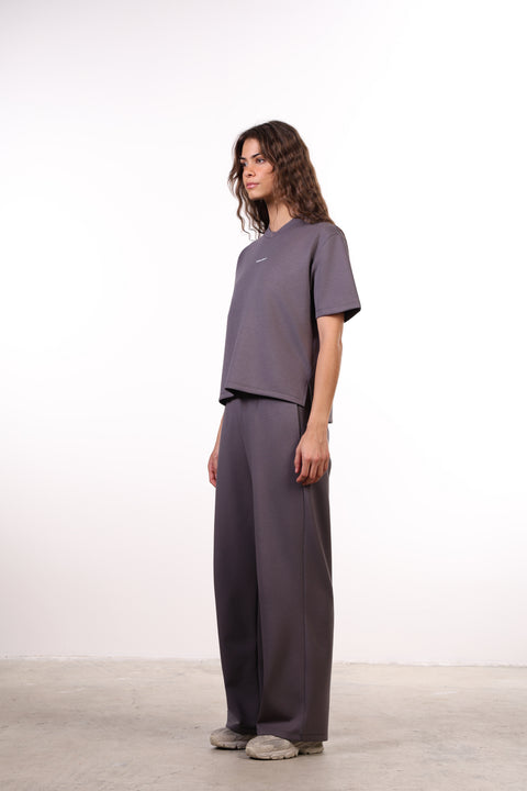 THE TRAVEL WEAR SHIRT SET — WOMENS GREY