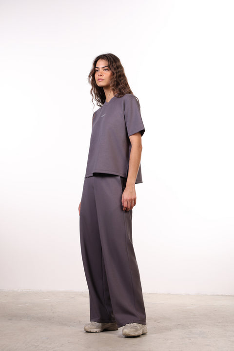 THE TRAVEL WEAR STRAIGHT PANTS — WOMENS GREY