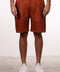 THE LINEN SHORTS  — MENS BURNT ORANGE