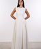 PANELLED MAXI DRESS SLEEVELESS — WOMENS OFF WHITE