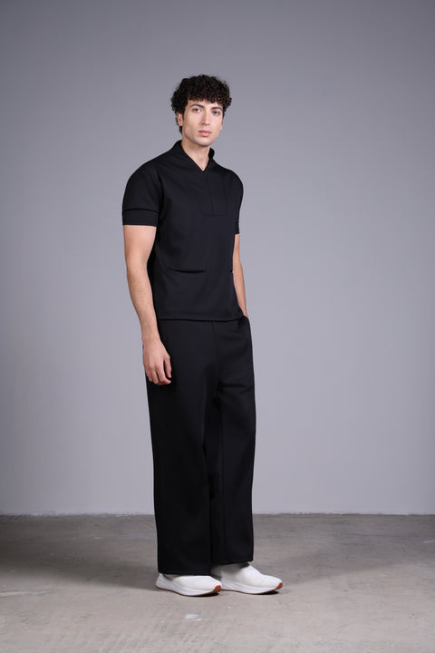 PALMA SHIRT  — MENS BLACK