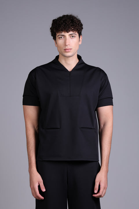 PALMA SHIRT  — MENS BLACK