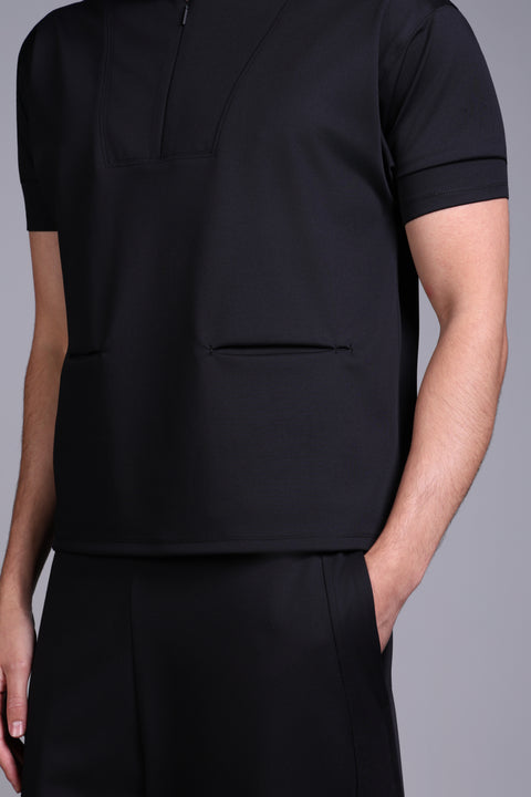 PALMA SHIRT  — MENS BLACK