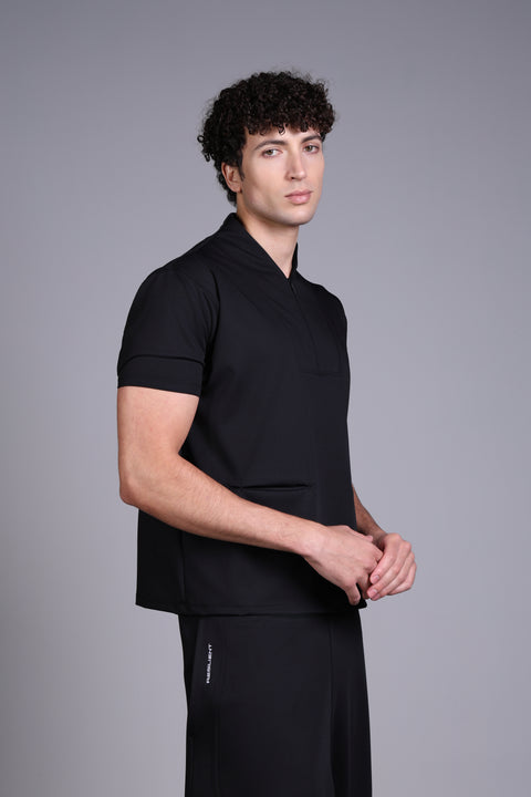 PALMA SHIRT  — MENS BLACK
