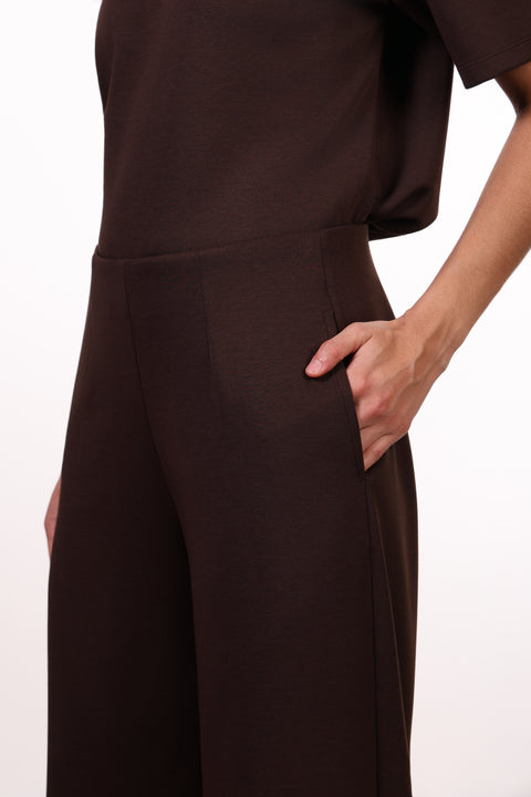 THE TRAVEL WEAR SHIRT SET — WOMENS BROWN