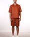 THE SIGNATURE LINEN SET — MENS BURNT ORANGE