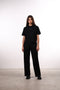 THE TRAVEL WEAR SHIRT SET — WOMENS BLACK