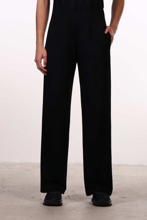 THE TRAVEL WEAR STRAIGHT PANTS — WOMENS BLACK