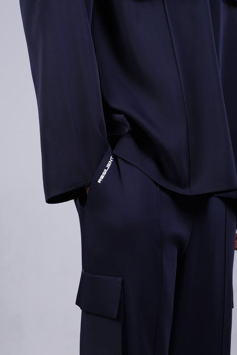 CORE SHIRT FULL SLEEVES SET — MENS NAVY