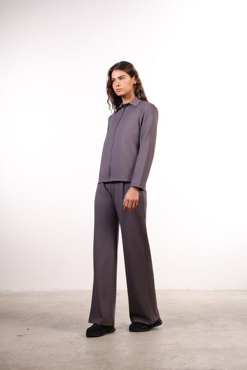 THE TRAVEL WEAR JACKET SET — WOMENS GREY
