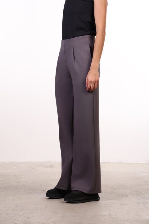 THE TRAVEL WEAR PLEATED PANTS — WOMENS GREY