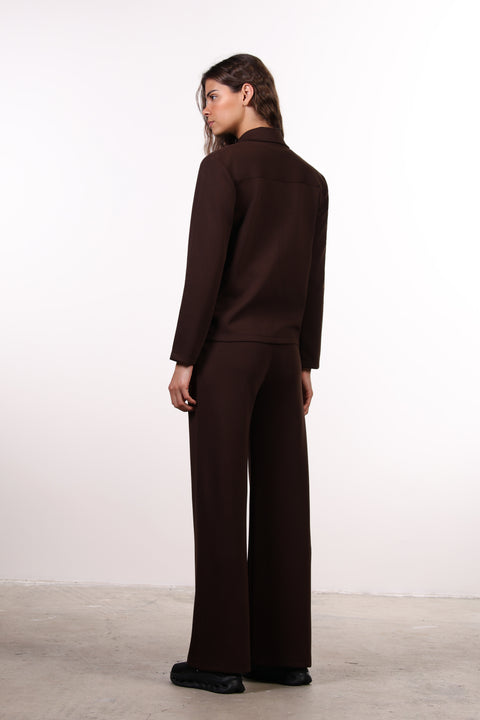 THE TRAVEL WEAR JACKET SET — WOMENS BROWN