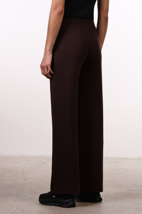 THE TRAVEL WEAR PLEATED PANTS — WOMENS BROWN