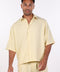 THE RELAXED LINEN BLEND SHIRT— MENS YELLOW