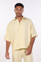 THE RELAXED LINEN BLEND SHIRT— MENS YELLOW