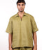 THE SIGNATURE LINEN SHIRT — MENS MOSS GREEN