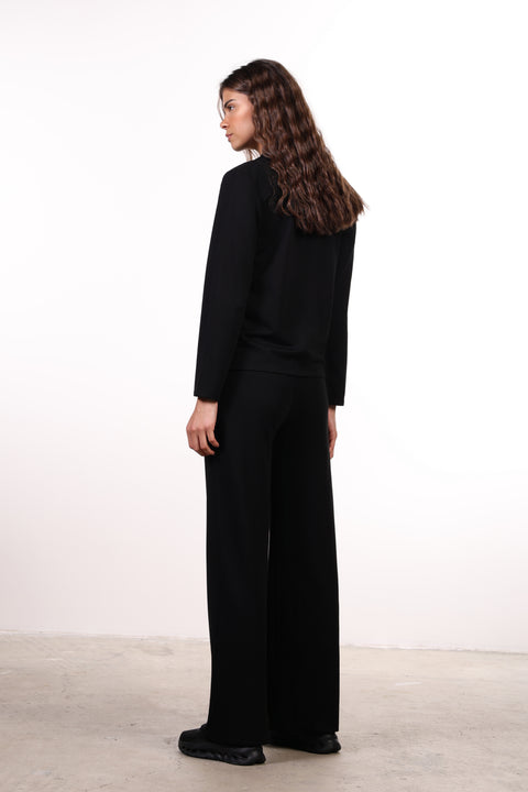 THE TRAVEL WEAR JACKET SET — WOMENS BLACK