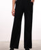 THE TRAVEL WEAR PLEATED PANTS — WOMENS BLACK