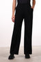 THE TRAVEL WEAR PLEATED PANTS — WOMENS BLACK