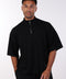 THE OVERSIZED TRAVEL WEAR SHIRT— MENS BLACK