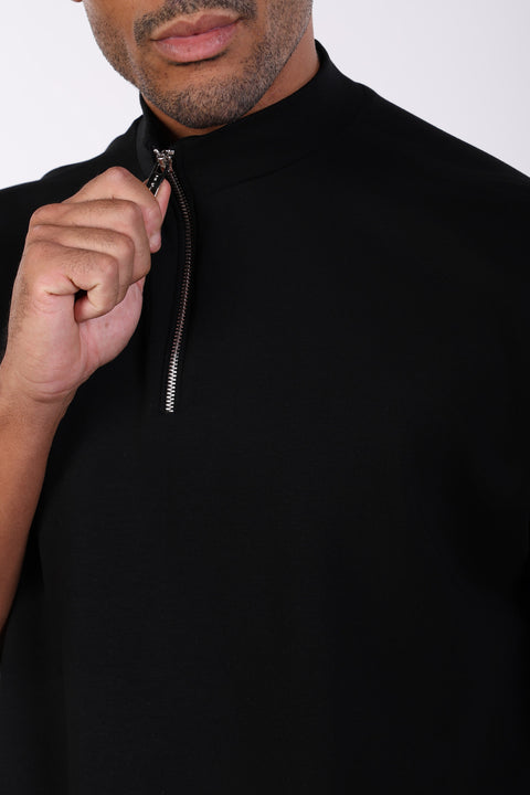 THE OVERSIZED TRAVEL WEAR SHIRT— MENS BLACK