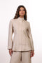 THE SIGNATURE LINEN SHIRT  — WOMENS BEIGE