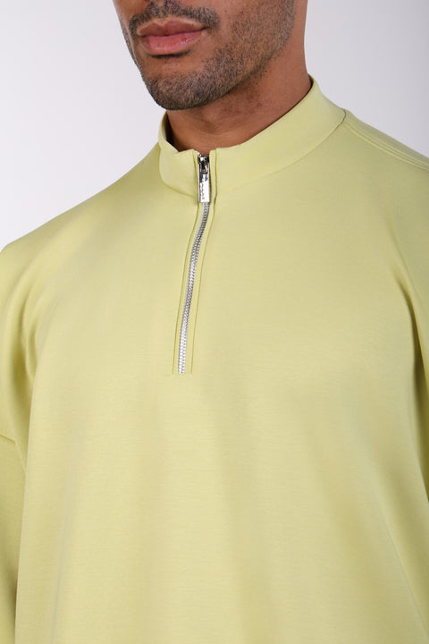 THE OVERSIZED TRAVEL WEAR SHIRT— MENS LIME GREEN