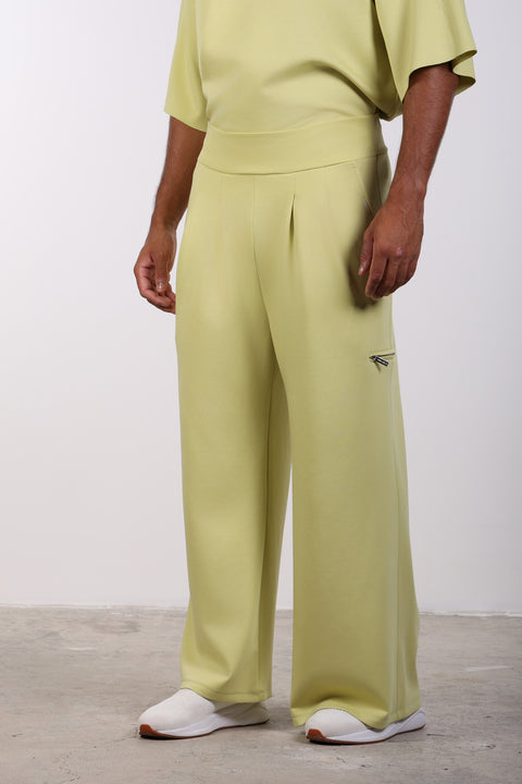 THE PASSPORT POCKET TRAVEL PANTS  — MENS LIME GREEN