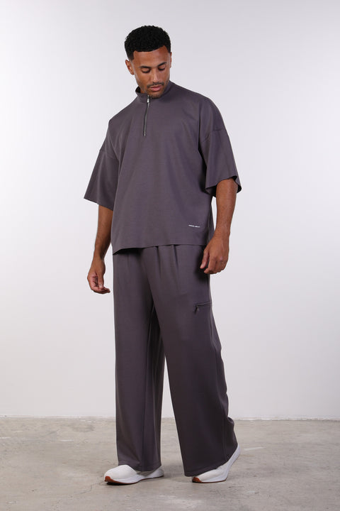 THE OVERSIZED TRAVEL WEAR SHIRT— MENS GREY