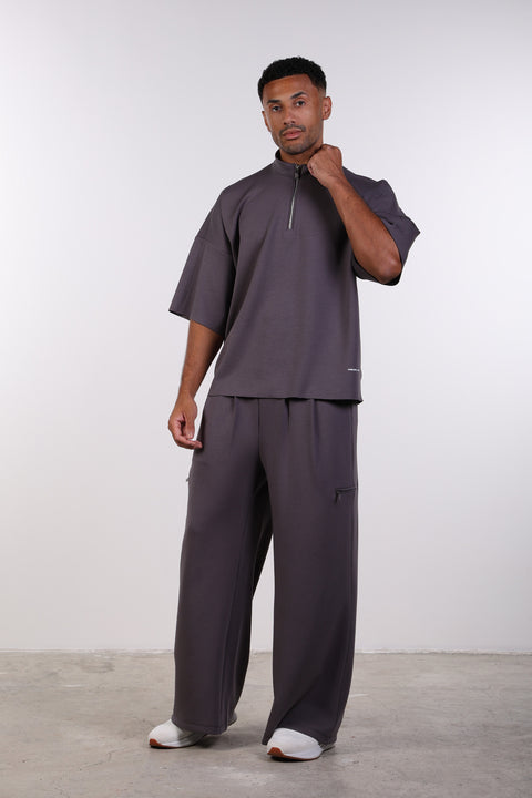 THE OVERSIZED TRAVEL WEAR SHIRT— MENS GREY