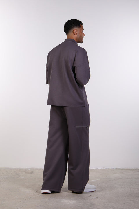 THE OVERSIZED TRAVEL WEAR SHIRT— MENS GREY