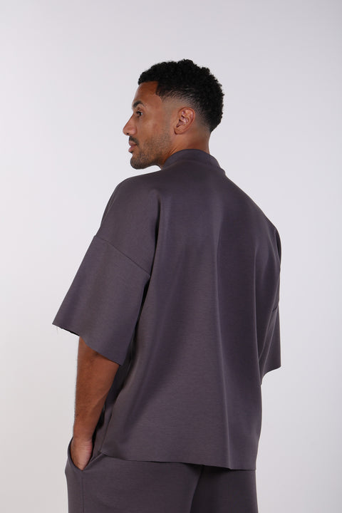 THE OVERSIZED TRAVEL WEAR SHIRT— MENS GREY
