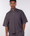 THE OVERSIZED TRAVEL WEAR SHIRT— MENS GREY