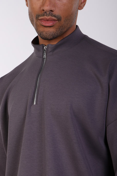 THE OVERSIZED TRAVEL WEAR SHIRT— MENS GREY
