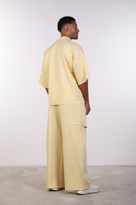 THE OVERSIZED TRAVEL WEAR SHIRT— MENS YELLOW