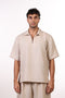 THE SIGNATURE LINEN SHIRT — MENS BEIGE