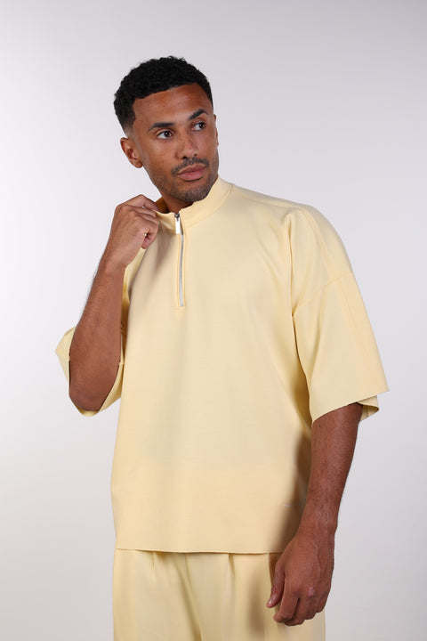 THE OVERSIZED TRAVEL WEAR SHIRT— MENS YELLOW