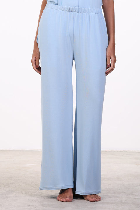 PYJAMA PANTS — WOMENS SKY BLUE