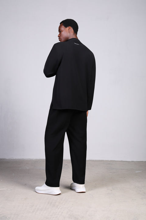 CLASSIC SHIRT FULL SLEEVES — MENS BLACK