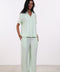PYJAMA HALF SLEEVES SET — WOMENS MINT
