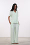 PYJAMA HALF SLEEVES SET — WOMENS MINT