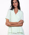 PYJAMA TOP HALF SLEEVES — WOMENS MINT