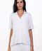 PYJAMA TOP HALF SLEEVES — WOMENS CLOUD GREY