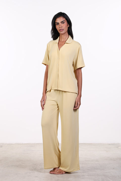 PYJAMA PANTS — WOMENS YELLOW