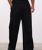 THE DOUBLE-PLEAT SCRUB PANTS  — MENS BLACK