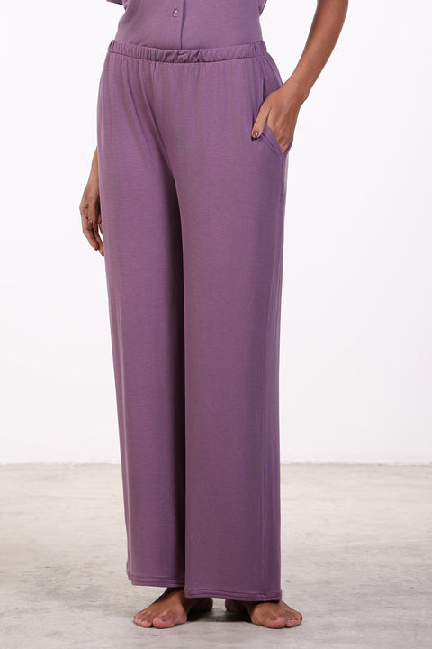 PYJAMA PANTS — WOMENS PURPLE