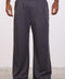 THE DOUBLE-PLEAT SCRUB PANTS  — MENS GREY