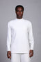 FLEX SHIRT FULL SLEEVES HIGH NECK — MENS WHITE