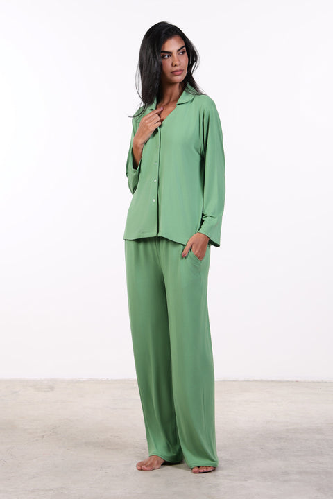 PYJAMA PANTS — WOMENS GREEN