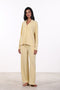 PYJAMA FULL SLEEVES SET — WOMENS YELLOW